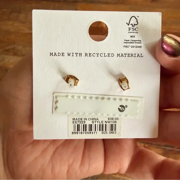 Madewell Semiprecious Lily Drop Earrings - Picture 7 of 7